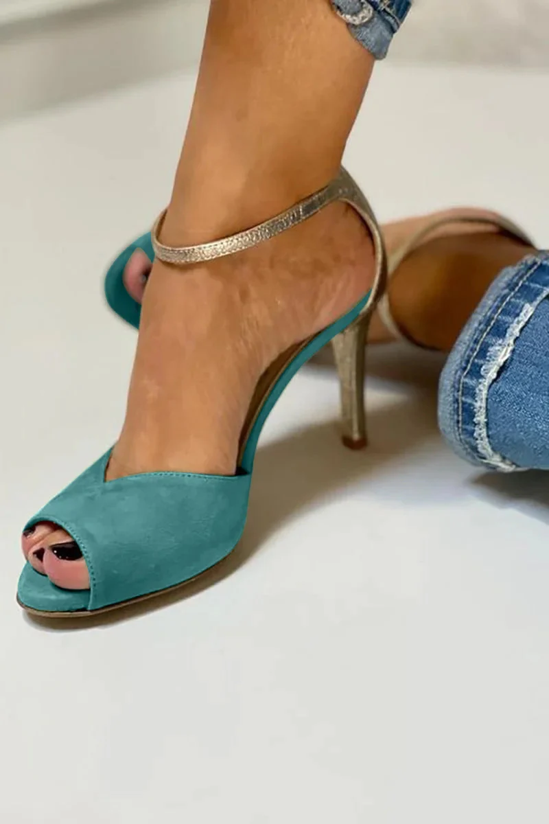Talons avec bride à la cheville et boucle – Image 3