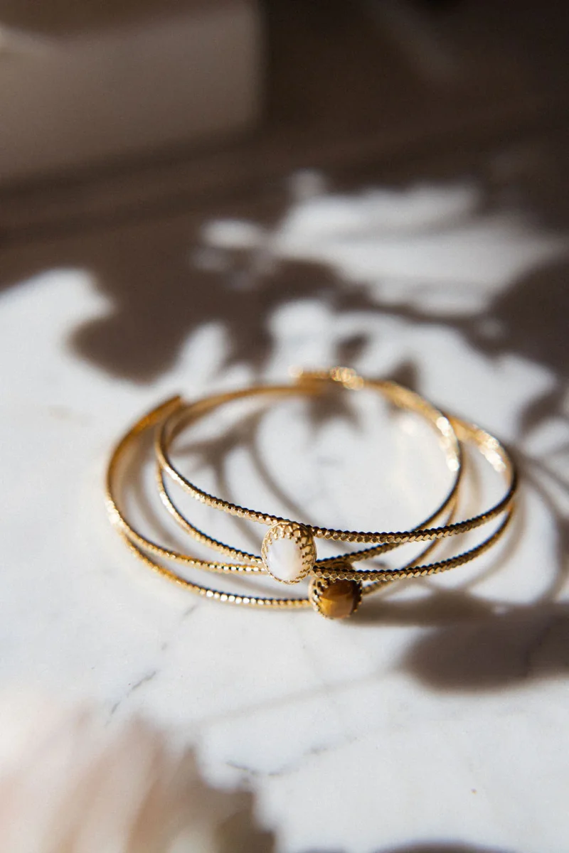 Bracelet jonc réglable - Eugénie – Image 4