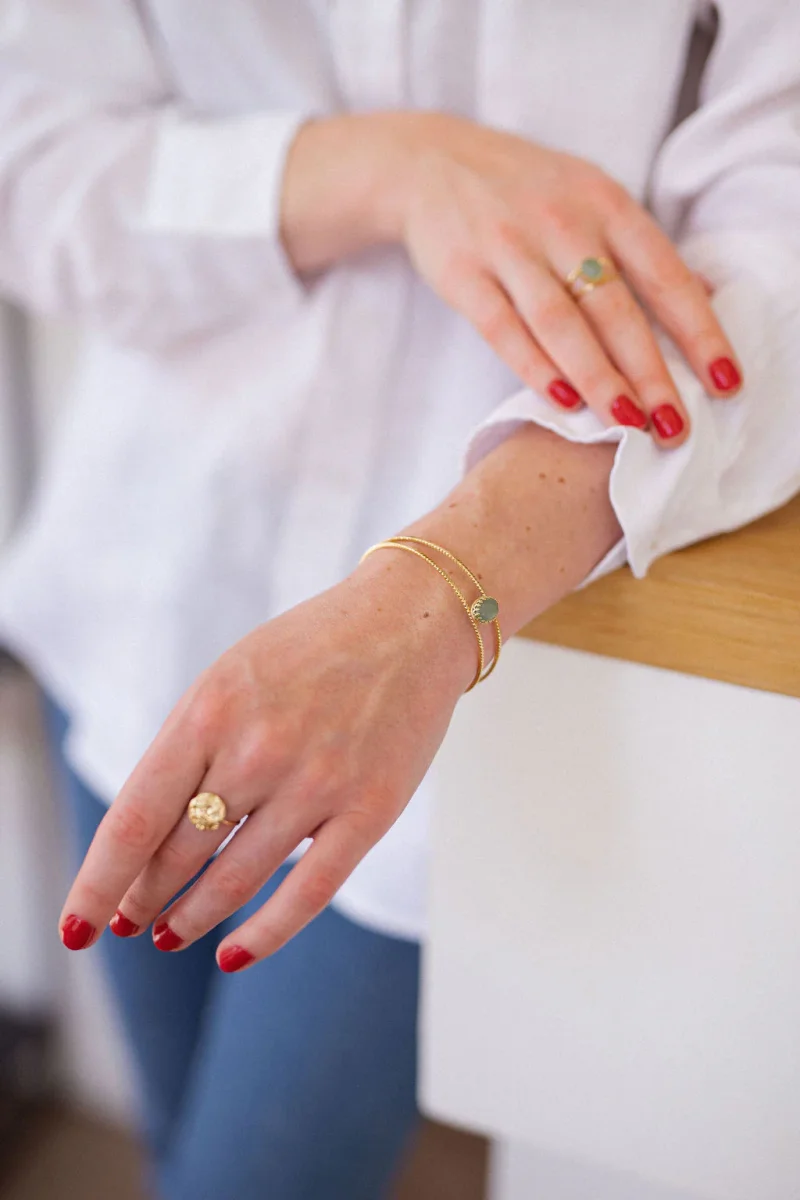 Bracelet jonc réglable - Eugénie – Image 3