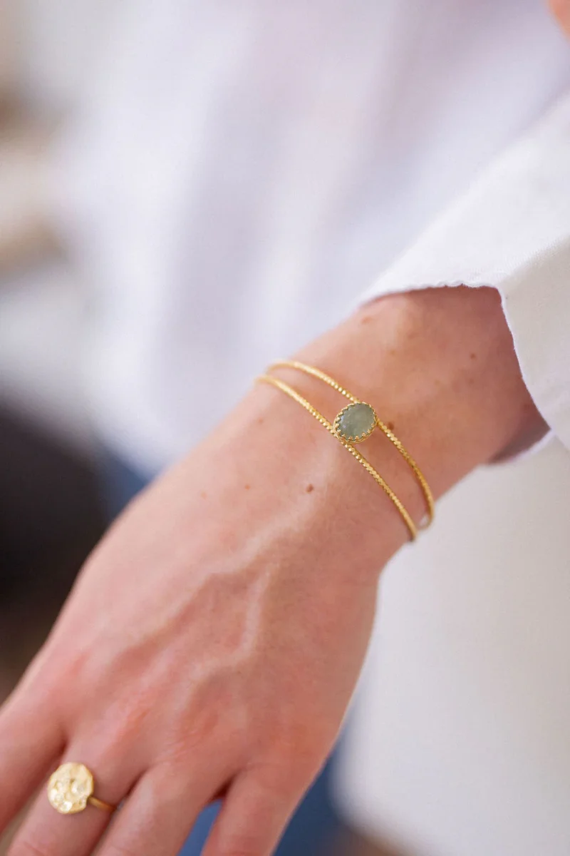 Bracelet jonc réglable - Eugénie – Image 2