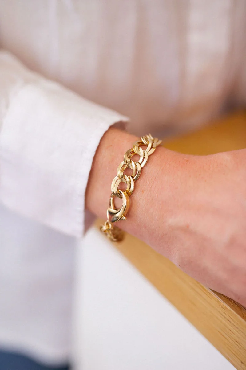 Bracelet maxi chaîne - Léa – Image 2