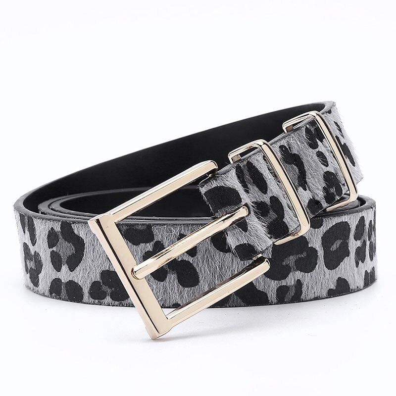 Ceinture Léopard Tendance Grise – Image 2
