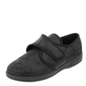Fargeot Pantoufles velcro noires